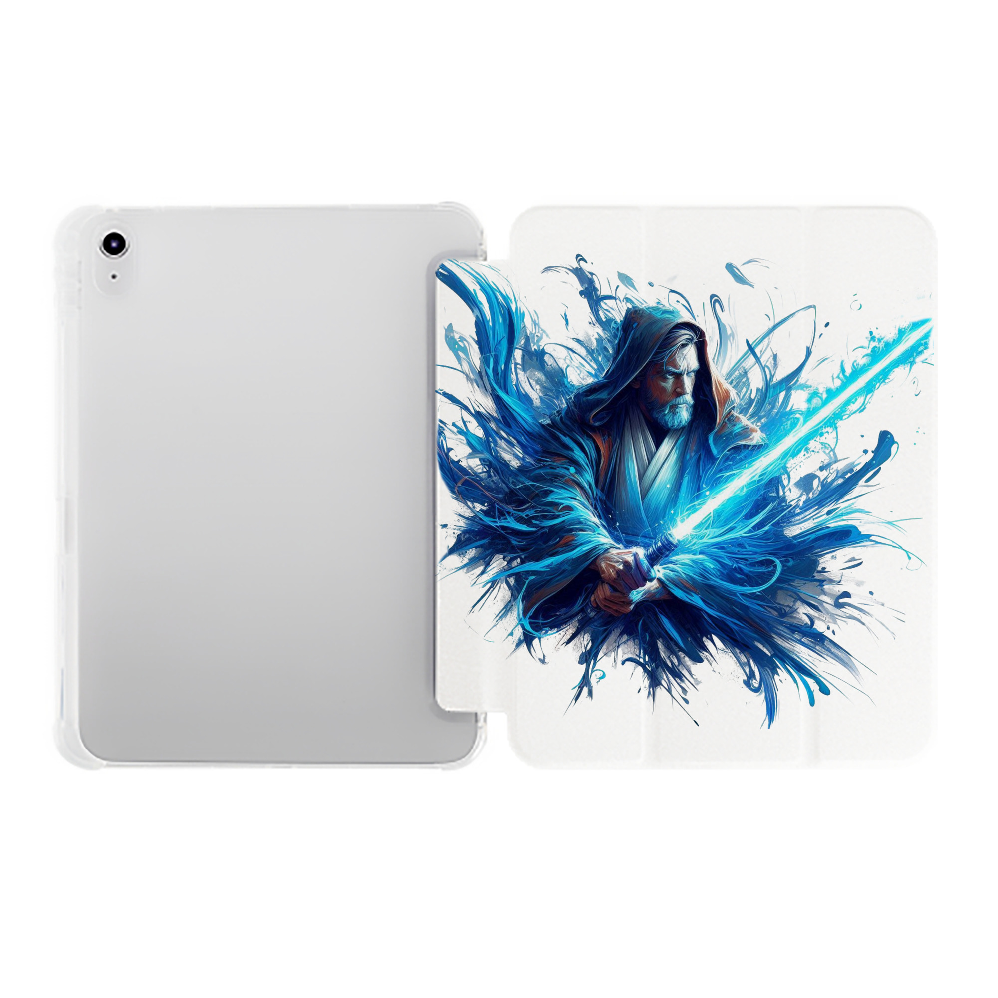 （画像用） スター・ウォーズ Star Wars IPad ケース ペン収納付き 三つ折りスタンド PUレザー×シリコン 対応機種9.5/10.5/10.9インチ
